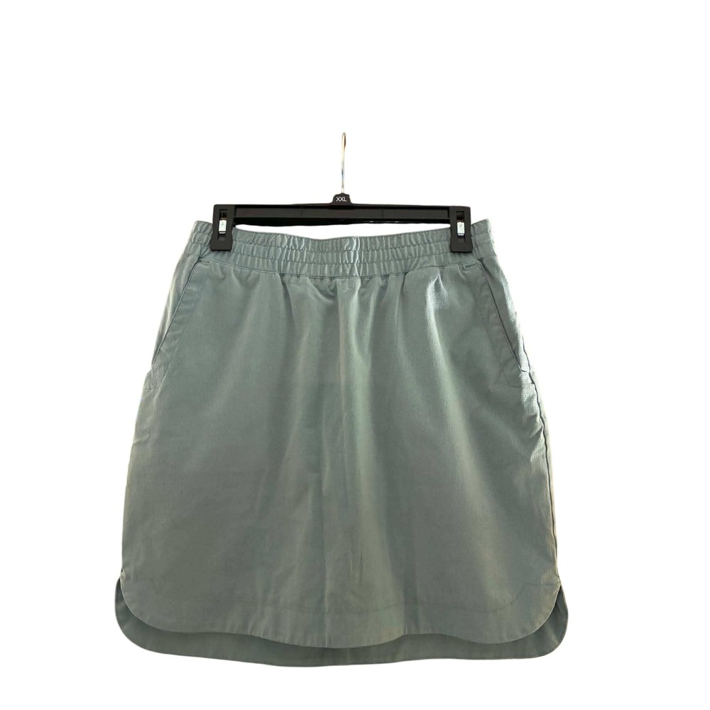 Duluth Trading Co Skort Womens 8 Green Ripstop Hiking Outdoor Active Skirt